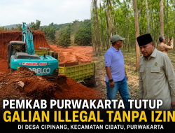 Pemkab Purwakarta Tutup Galian Tanah Merah Ilegal di Desa Cipinang, Kepentingan Warga Jadi Prioritas