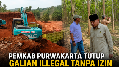 Pemkab Purwakarta Tutup Galian Tanah Merah Ilegal di Desa Cipinang, Kepentingan Warga Jadi Prioritas
