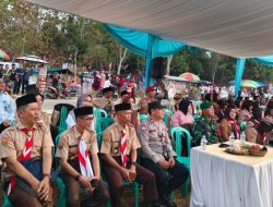 Semangat Pramuka, Polsek Cibatu Hadiri Pembukaan Jambore Ranting Tingkat Kecamatan