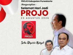 Keluarga Besar DPC PROJO Purwakarta Ucapkan Selamat HUT PROJO ke-12 Setia di Garis Rakyat