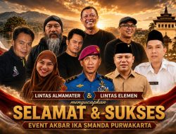 BANJIR DUKUNGAN UNTUK EVENT AKBAR IKA SMANDA PURWAKARTA